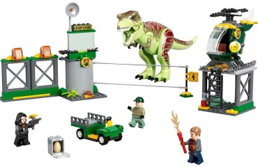 Конструктор LEGO Побег тираннозавра 76944, деталей 140 шт