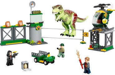 Конструктор LEGO Побег тираннозавра 76944, деталей 140 шт купить,NaN