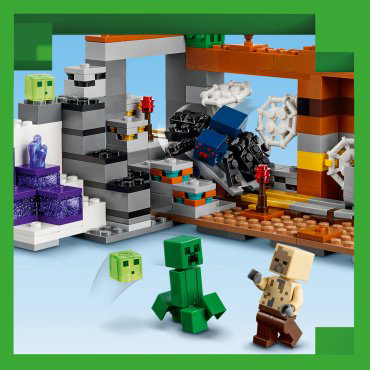 Конструктор LEGO Шахта в Бесплодных землях Minecraft 21263, деталей 538 шт купить,NaN
