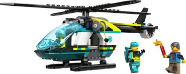 Конструктор LEGO Аварийно-спасательный вертолет CITY 60405, деталей 256 шт купить,NaN