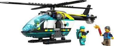 Конструктор LEGO Аварийно-спасательный вертолет CITY 60405, деталей 256 шт купить,NaN