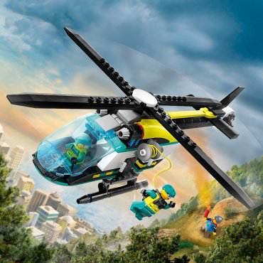 Конструктор LEGO Аварийно-спасательный вертолет CITY 60405, деталей 256 шт купить,NaN