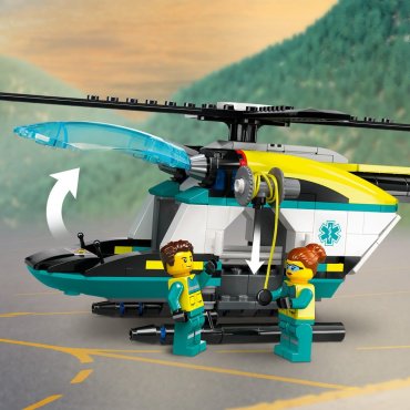 Конструктор LEGO Аварийно-спасательный вертолет CITY 60405, деталей 256 шт купить,NaN