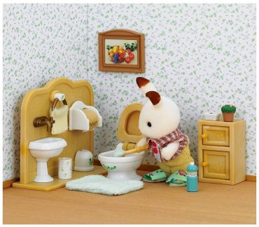 Набор братик и туалетная комната Sylvanian Families 5015