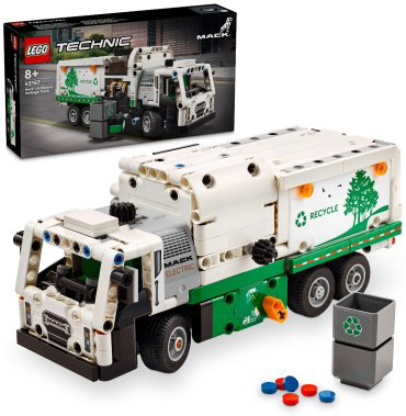 Конструктор LEGO Электрический мусоровоз Mack LR Technic 42167, деталей 503 шт купить,NaN