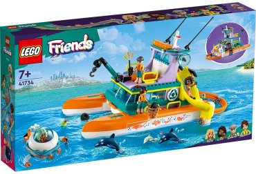 Конструктор LEGO Спасательная шлюпка 41734, деталей 717 шт купить,0