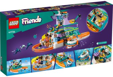 Конструктор LEGO Спасательная шлюпка 41734, деталей 717 шт купить,0