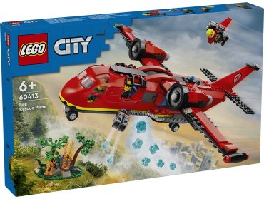 Конструктор LEGO Пожарно-спасательный самолет CITY 60413, деталей 478 шт