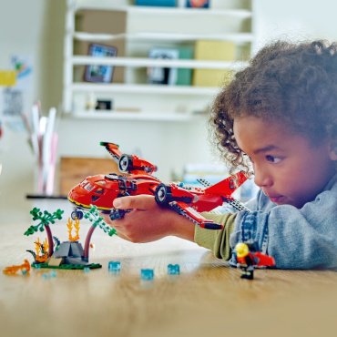 Конструктор LEGO Пожарно-спасательный самолет CITY 60413, деталей 478 шт