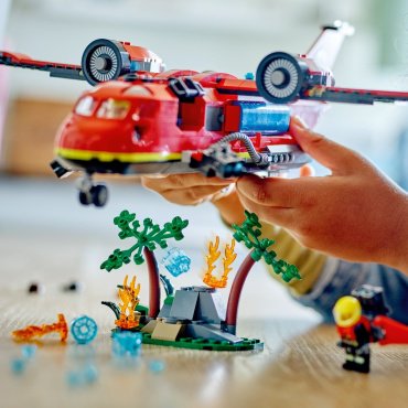 Конструктор LEGO Пожарно-спасательный самолет CITY 60413, деталей 478 шт