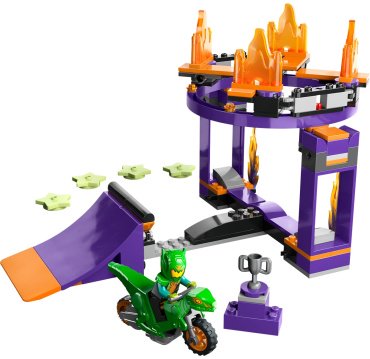 Конструктор LEGO Испытание каскадеров с трамплином и кольцом 60359, деталей 144 шт купить,0