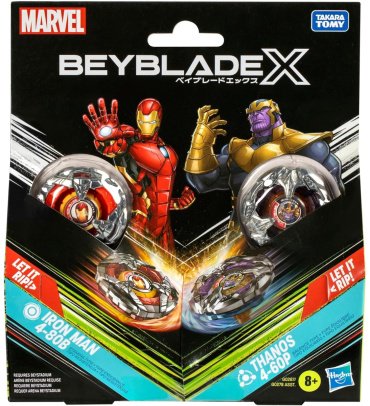 Набор Iron Man 4-80B and Thanos 4-60B Bey Blade G0278/G0287