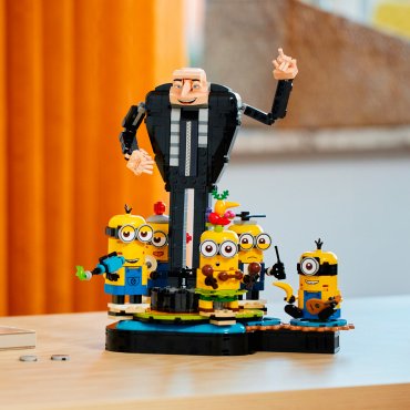 Конструктор LEGO Сборные Миньоны Гадкий Я 4 75582, деталей 839 шт