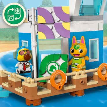 Конструктор LEGO Полет с Dodo Airlines Animal Crossing 77051, деталей 292 шт