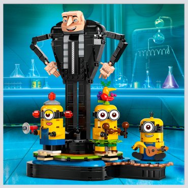 Конструктор LEGO Сборные Миньоны Гадкий Я 4 75582, деталей 839 шт