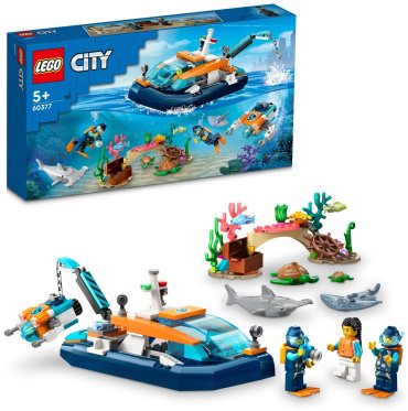 Конструктор LEGO Корабль подводных исследований 60377, деталей 182 шт