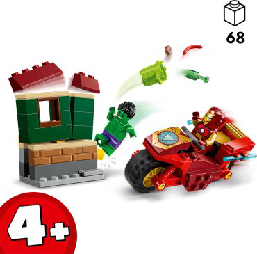 Конструктор LEGO Железный Человек против Халка Marvel 76287, деталей 68 шт купить,NaN