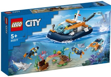 Конструктор LEGO Корабль подводных исследований 60377, деталей 182 шт - ForteMarket Конструктор LEGO Корабль подводных исследований 60377, деталей 182 шт купить,0