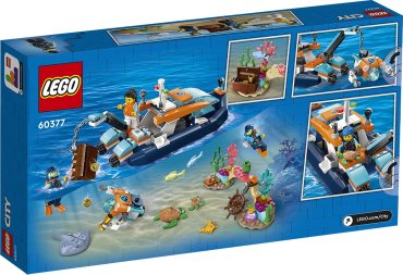 Конструктор LEGO Корабль подводных исследований 60377, деталей 182 шт - ForteMarket Конструктор LEGO Корабль подводных исследований 60377, деталей 182 шт купить,0