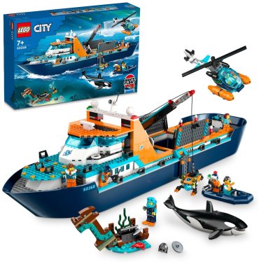 Конструктор LEGO Корабль исследователей Арктики 60368, деталей 815 шт