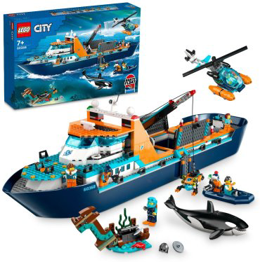 Конструктор LEGO Корабль исследователей Арктики 60368, деталей 815 шт купить,NaN