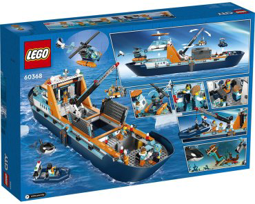 Конструктор LEGO Корабль исследователей Арктики 60368, деталей 815 шт купить,NaN