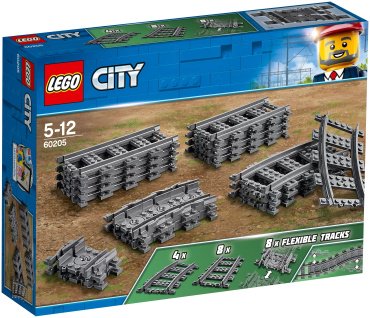 Конструктор LEGO Рельсы 60205, деталей 20 шт