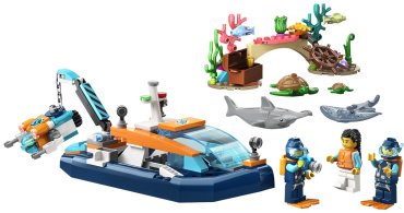 Конструктор LEGO Корабль подводных исследований 60377, деталей 182 шт - ForteMarket Конструктор LEGO Корабль подводных исследований 60377, деталей 182 шт купить,0