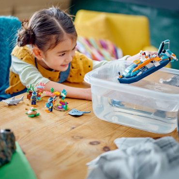 Конструктор LEGO Корабль подводных исследований 60377, деталей 182 шт - ForteMarket Конструктор LEGO Корабль подводных исследований 60377, деталей 182 шт купить,0
