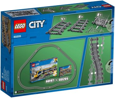 Конструктор LEGO Рельсы 60205, деталей 20 шт
