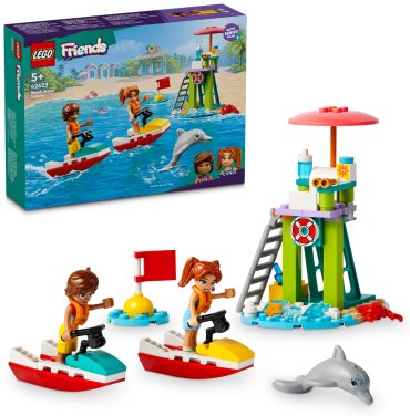 Конструктор LEGO Пляжный водный скутер Friends 42623, деталей 84 шт
