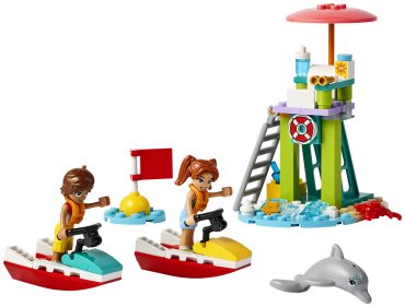 Конструктор LEGO Пляжный водный скутер Friends 42623, деталей 84 шт