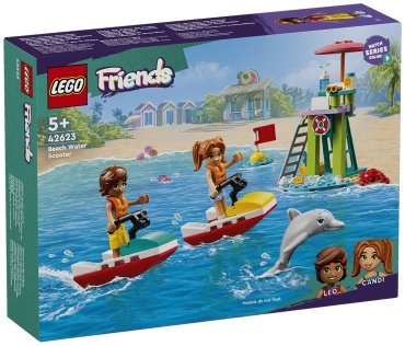 Конструктор LEGO Пляжный водный скутер Friends 42623, деталей 84 шт