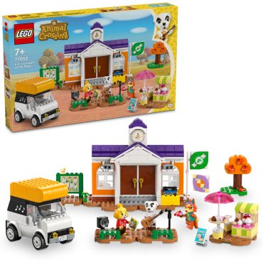 Конструктор LEGO Концерт К.К. на площади Animal Crossing 77052, деталей 550 шт