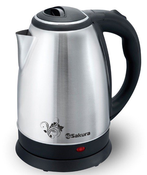 Чайник Sakura SA-2134S  1,8л серебристый купить,NaN
