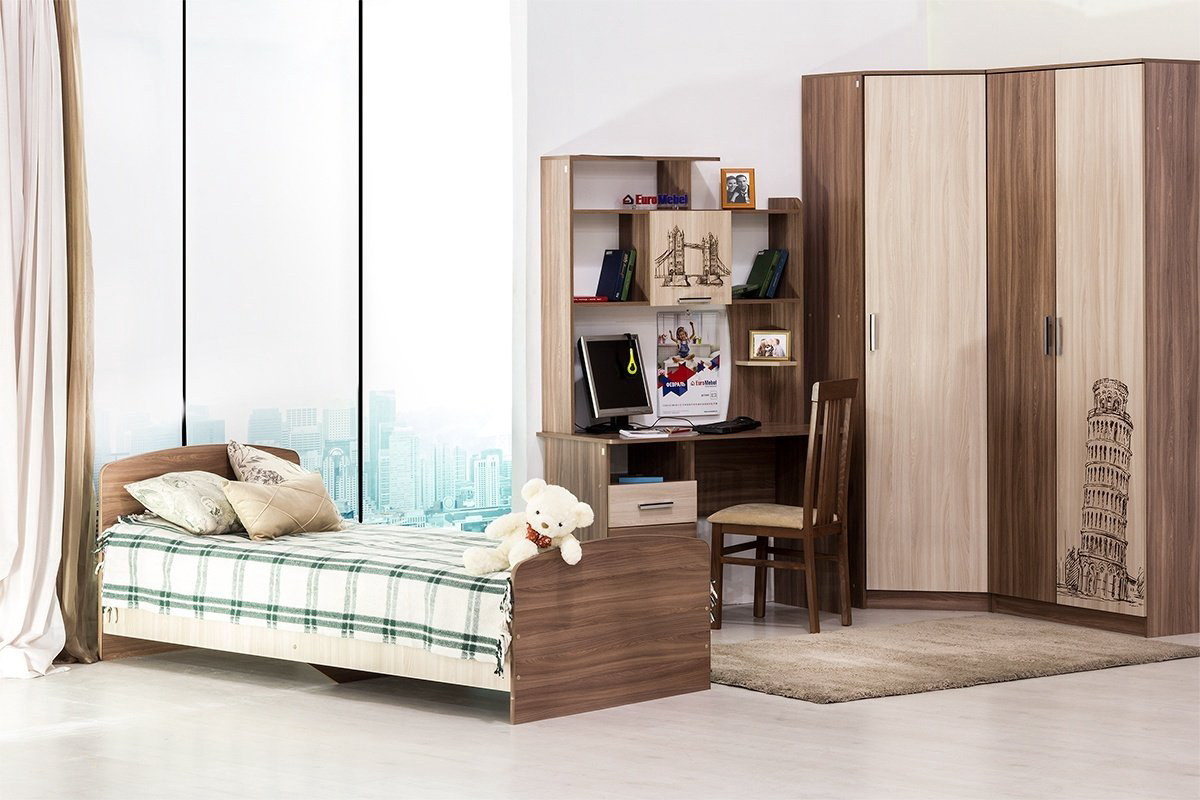 Кровать Prestige 103935359, 90x200 см, коричневый купить,NaN
