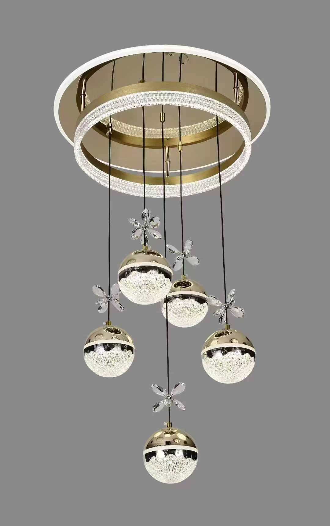 Люстра подвесная ABC LED, кол-во ламп: 5 шт купить,NaN
