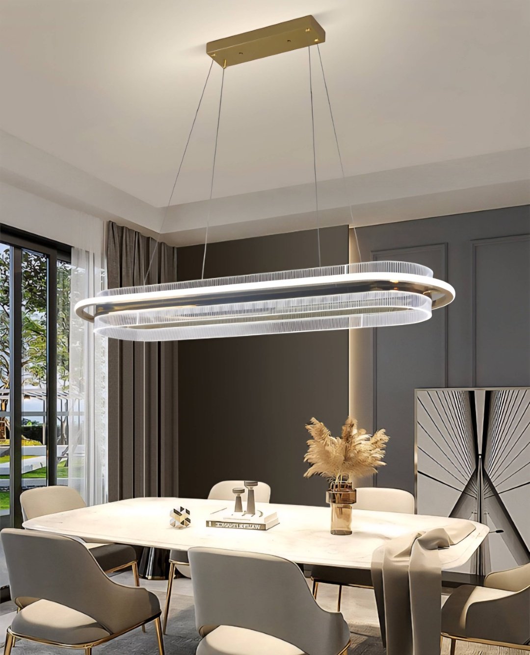 Люстра подвесная ABC LED, кол-во ламп: 1 шт купить,NaN