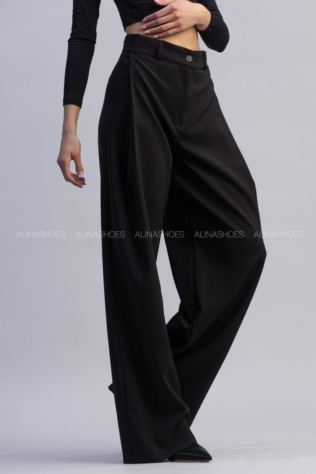 Повседневные брюки alinashoes черный купить,NaN