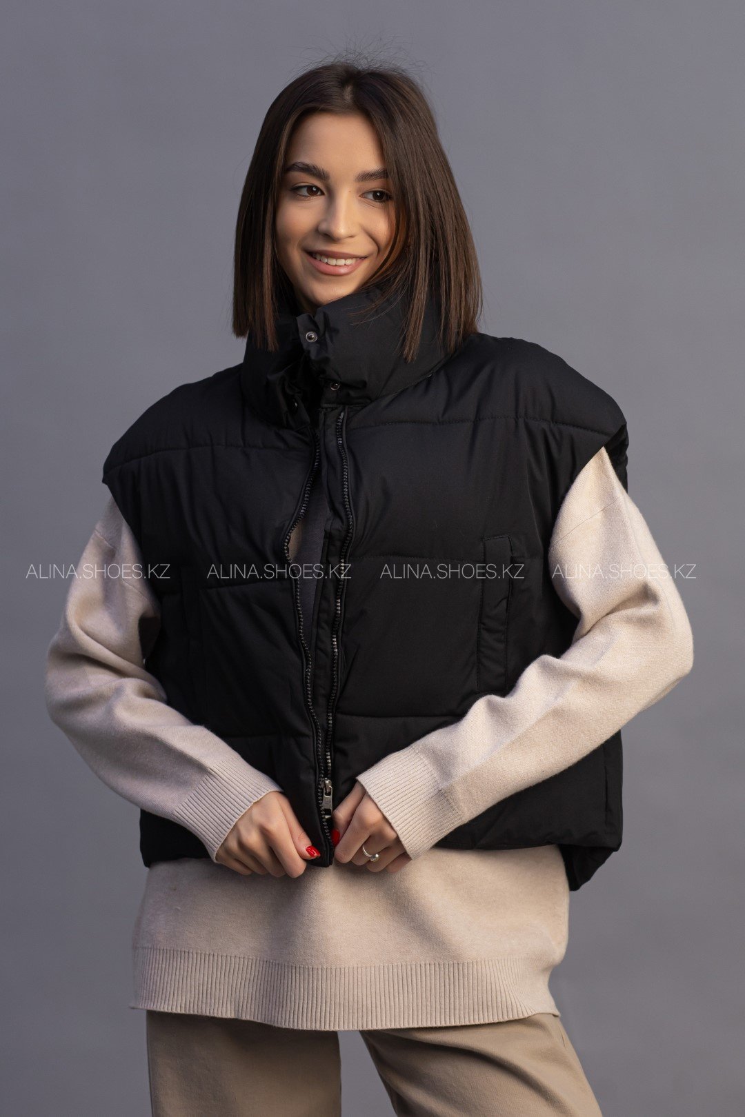 Жилет alinashoes черный купить,NaN