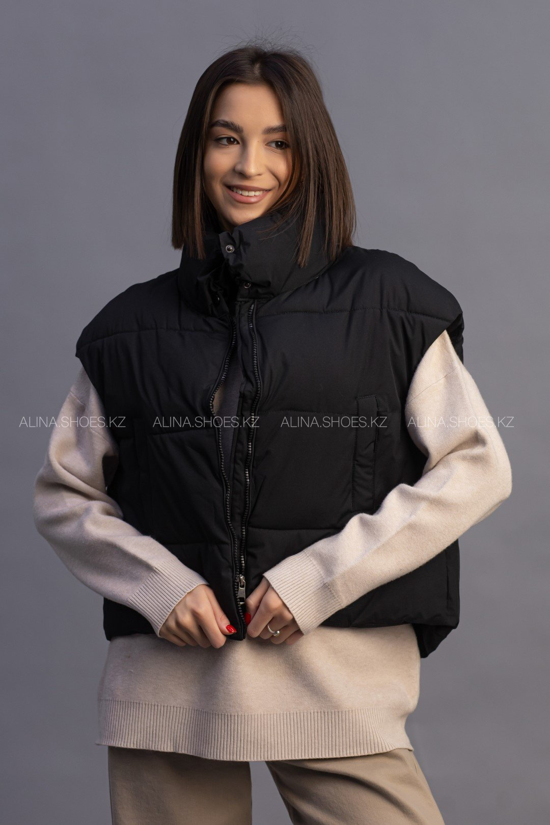 Жилет alinashoes черный купить,NaN