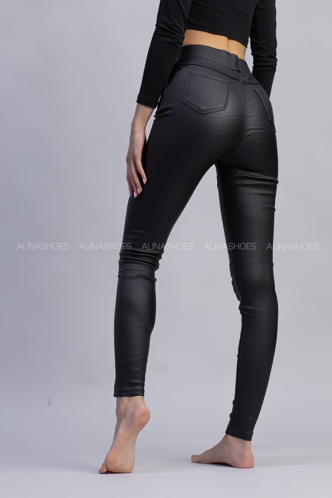 Леггинсы alinashoes черный купить,NaN