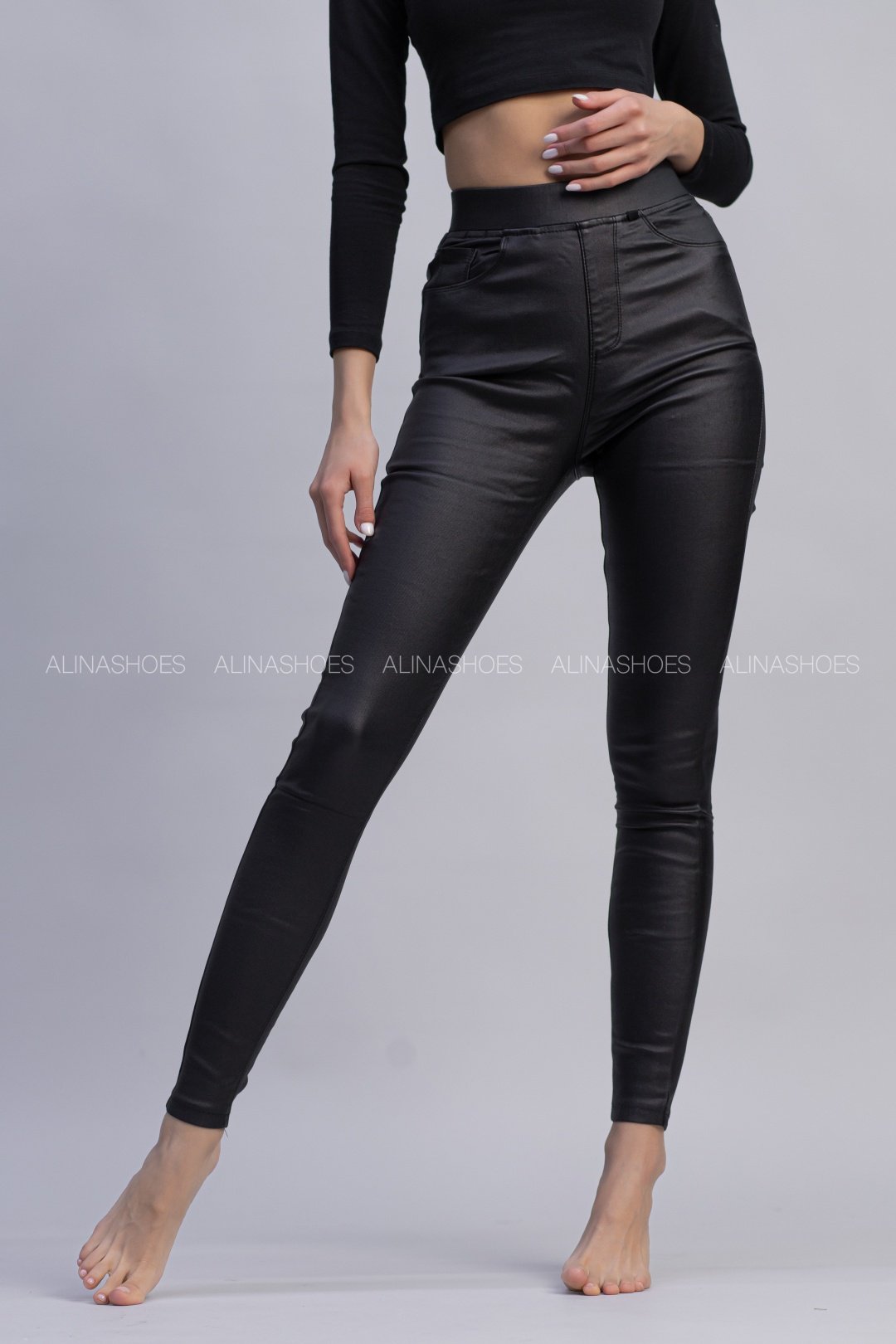 Леггинсы alinashoes черный купить,NaN