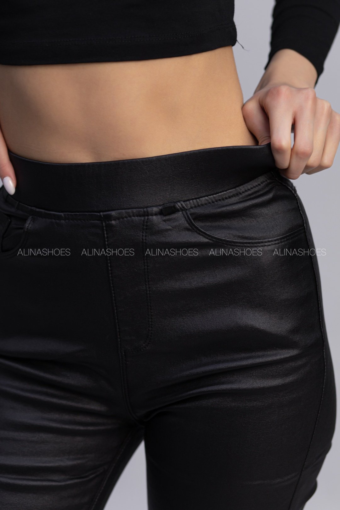 Леггинсы alinashoes черный купить,NaN