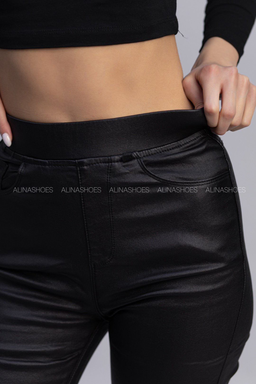Леггинсы alinashoes черный купить,NaN