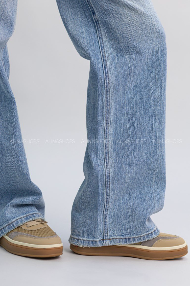 Джинсы прямые alinashoes голубой купить,NaN