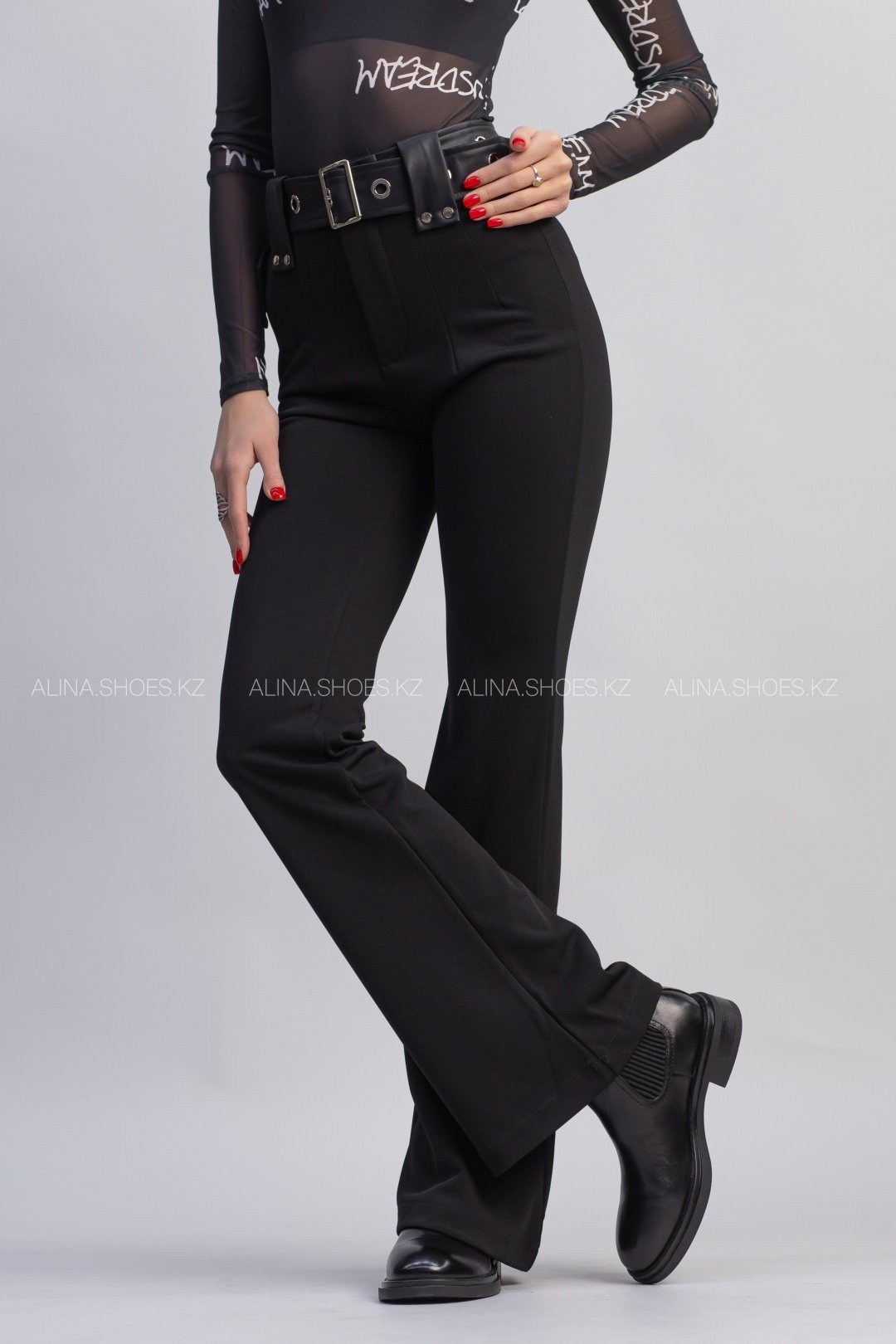 Повседневные брюки alinashoes черный купить,NaN