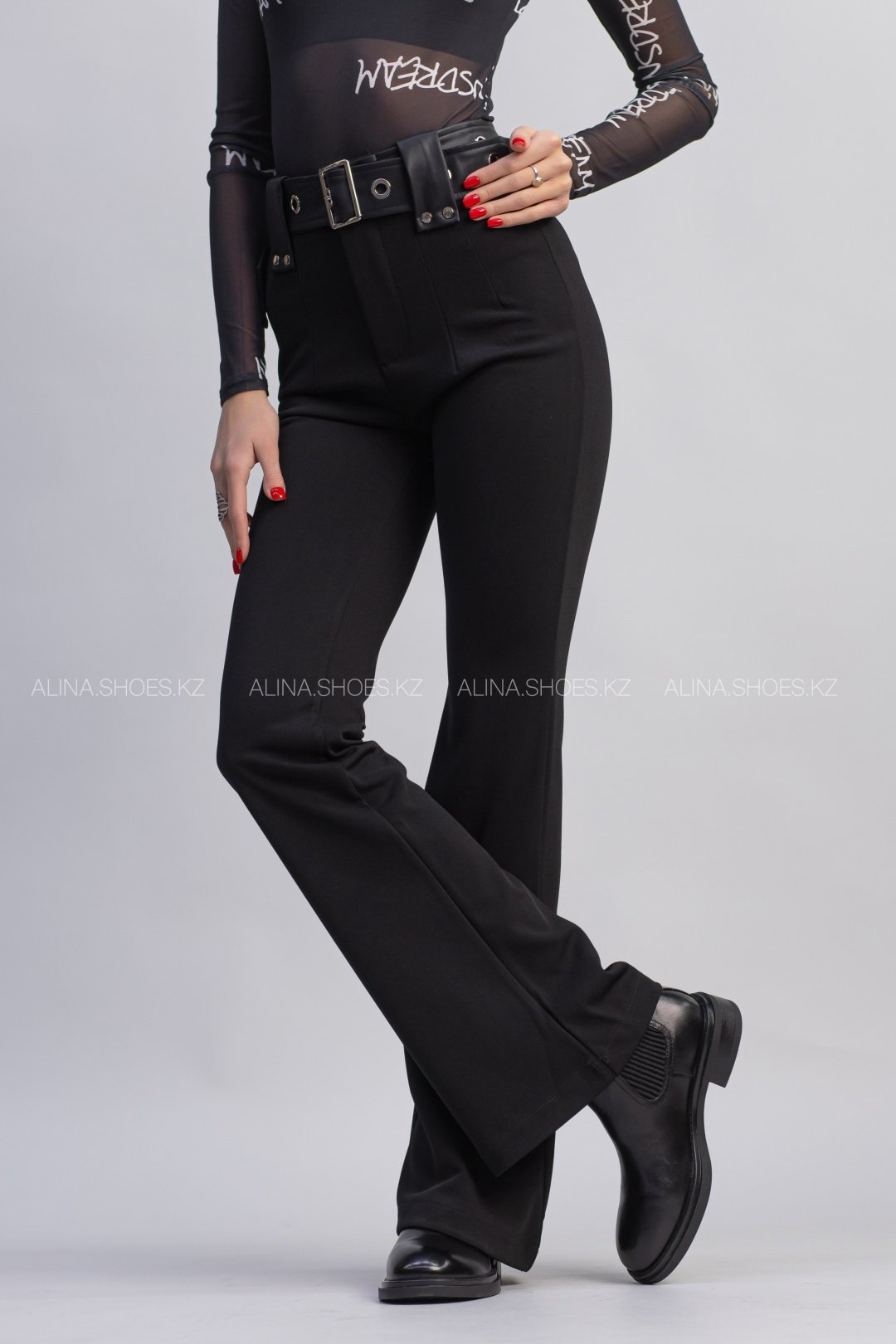 Повседневные брюки alinashoes черный купить,NaN