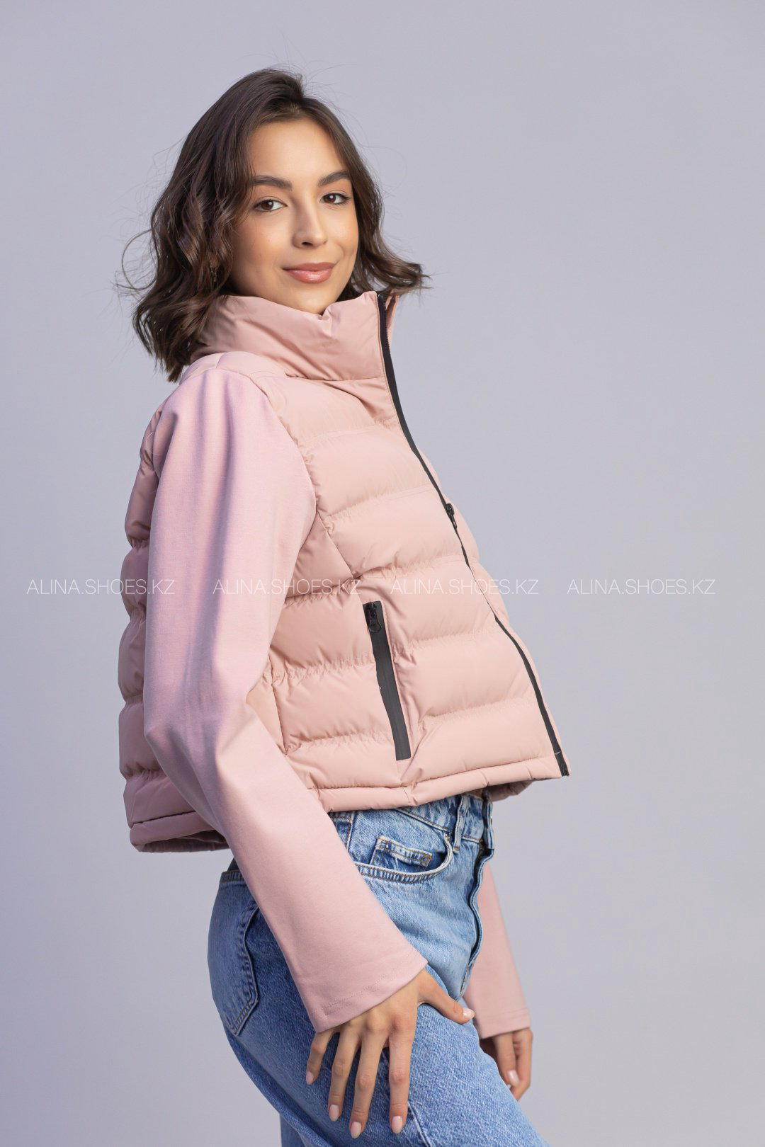Демисезонная куртка alinashoes розовый купить,NaN