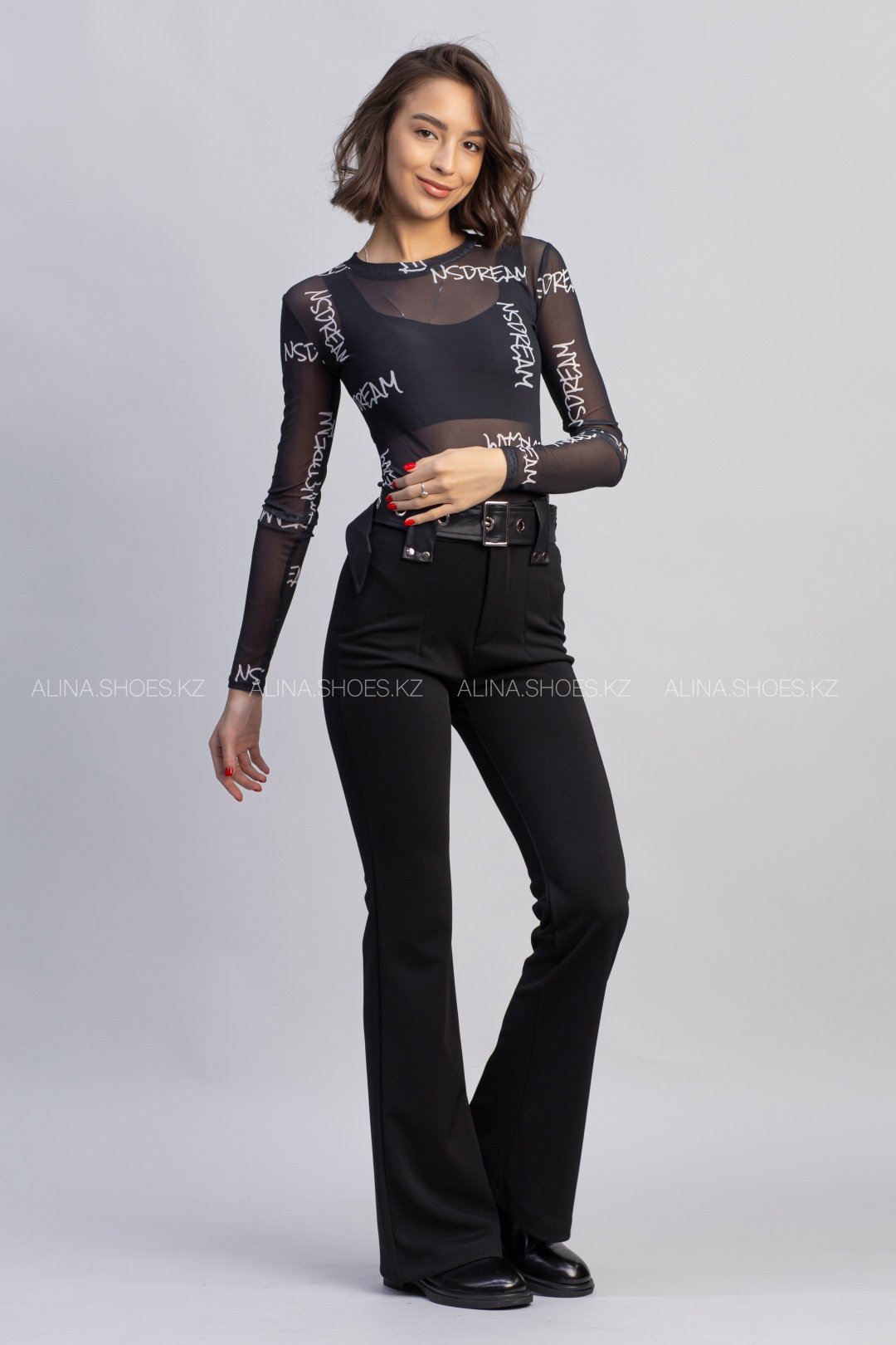 Повседневные брюки alinashoes черный купить,NaN